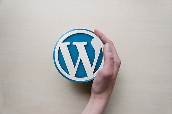 WordPress Logo Hand